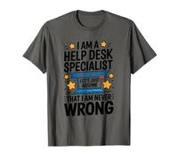 I Am A Help Desk Specialist, Helpline Personnel Tech Support T-Shirt