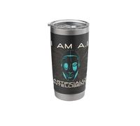 I Am A.I Programming Experts Robots Artificial Intelligence Stainless Steel Insulated Tumbler