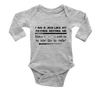 I Am A Jedi Like My Father Before Me Rompers Long Sleeve Baby One-Piece Clothing