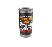 I Am A Lab Technician Lab Tech Medical Laboratory Technician Stainless Steel Insulated Tumbler