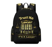 I Am A Lawyer Trust Me Casual Travel Backpack for Men Women 16.5 Inch Oxford Cloth Lightweight Basic Daypack