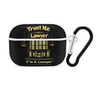 I Am A Lawyer Trust Me Cute Earbuds Case Compatible with Airpods Pro Wireless Headphones Cover with Carabiner