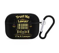 I Am A Lawyer Trust Me Cute Earbuds Case Compatible with Airpods Pro Wireless Headphones Cover with Carabiner