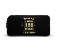 I Am A Lawyer Trust Me Cute Pencil Case Large Capacity Portable Zippered Pen Pouch Bag for Office Unisex