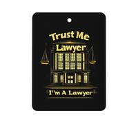 I Am A Lawyer Trust Me Funny Car Air Fresheners Long Lasting Scent Automotive Hanging Scented Cards Tablets