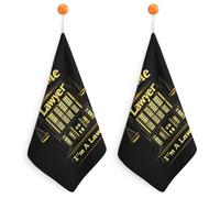 I Am A Lawyer Trust Me Printed Hand Towels for Bathroom Soft Quick Dry Absorbent Cleaning Cloths 2PCS