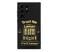 I Am A Lawyer Trust Me Printed Phone Case Slim Cute Cellphone Protective Cover Unisex Compatible with Galaxy S23/S23 Plus/S23 Ultra
