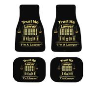 I Am A Lawyer Trust Me Trendy Car Floor Mats Unisex All Weather Full Sets Carpet Automotive Rugs for Universal