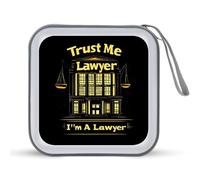 I Am A Lawyer Trust Me Trendy CD Case Hard Plastic Portable DVD Storage Binder Wallet for Car Home Office