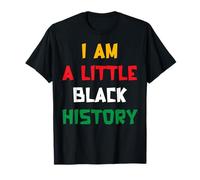 I Am A Little Black History Month Pan African 90s Retro T-Shirt