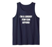 I am a Luxury that only a Few can Afford Tank Top, Men, Navy Blue, XX-Large