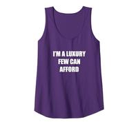 I am a Luxury that only a Few can Afford Tank Top, Women, Purple, Small