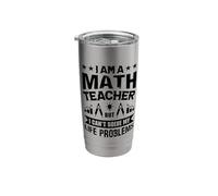 I Am A Math Teacher But I Can't Solve My Life Problems Stainless Steel Insulated Tumbler