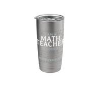 I Am A Math Teacher of Course I Have Problems Funny Math Stainless Steel Insulated Tumbler