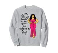 I am A May Girl Christian Jesus Christ Strong Black Women Sweatshirt