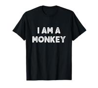 I Am A Monkey Halloween I'm Simple Costume Easy T-Shirt