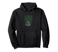 I Am A Nerd Funny Binary Code Pullover Hoodie
