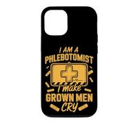 I Am a Phlebotomist I Make Grown Men Cry Medical Case for iPhone 12/12 Pro