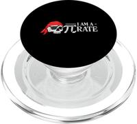 I am A Pi-Rate Pirate Skull Mathematical Symbol Pi Day PopSockets PopGrip for MagSafe
