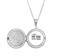 I Am A Pop Star In The Dream Locket Necklace Hold Picture Jewelry Birthday Gift