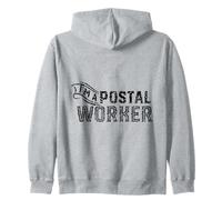 I am a postal worker Postman Mail Carrier Mailman Courier Zip Hoodie