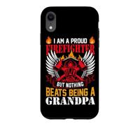 I Am A Proud Firefighter But Nothing Beats Being A Grandpa Case for iPhone XR