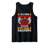 I Am A Proud Firefighter But Nothing Beats Being A Grandpa Tank Top