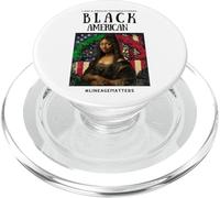 I Am A Proud Foundational Black American BLM Lineage Matters PopSockets PopGrip for MagSafe