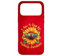 I Am A Ray Of Fucking Sunshine - Sunflower Funny Sarcastic Case for iPhone 17 Pro Max
