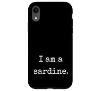 I Am A Sardine Funny Marcus VR Unhinged Meme Case for iPhone XR