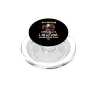 I Am a Simple Man I Like Hot Rods and Believe in Jesus Eagle PopSockets PopGrip for MagSafe