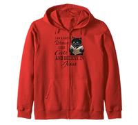 I am a simple woman I like cats and believe in Jesus Zip Hoodie