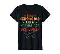 I am a Skipping Dad Value Graphic T-Shirt, Women, Black, S