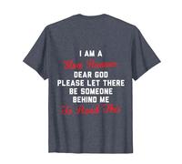 i am a Slow Runner Dear god T-Shirt, Men, Heather Blue, 3X-Large