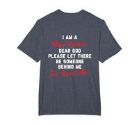 i am a Slow Runner Dear god T-Shirt, Men's Big and Tall, Heather Blue, 4X Tall