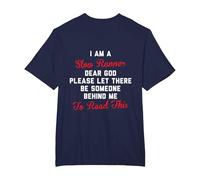 i am a Slow Runner Dear god T-Shirt, Men's Big and Tall, Navy Blue, 5X Tall