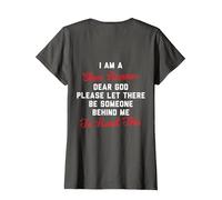 i am a Slow Runner Dear god T-Shirt, Women, Asphalt Grey, Small