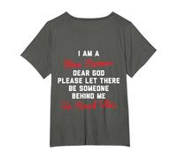 i am a Slow Runner Dear god T-Shirt, Women's Plus, Asphalt Grey, 5X