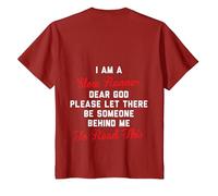 i am a Slow Runner Dear god T-Shirt, Youth, Cranberry Red, Large