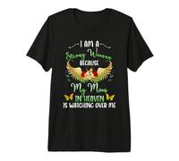 I Am A Strong Woman Because My Mother in Heaven Watching Me Premium T-Shirt