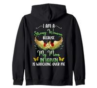 I Am A Strong Woman Because My Mother In Heaven Watching Me Zip Hoodie