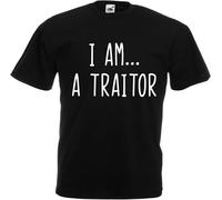 I am a Traitor Traitors Tshirt Faithful Gift Game Adults Party Mens Womens Murder Mystery Outfit Clothing Black