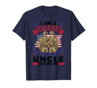 I Am A Veteran Like My Uncle Before Me Soldier Nephew Niece T-Shirt