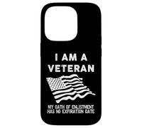 I am A Veteran My Oath Has No Expiration Men's Veteran Case for iPhone 14 Pro