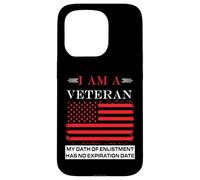 I am A Veteran My Oath Has No Expiration Men's Veteran Case for iPhone 15 Pro