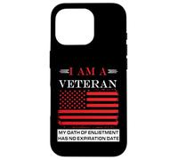 I am A Veteran My Oath Has No Expiration Men's Veteran Case for iPhone 16 Pro