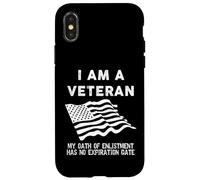 I am A Veteran My Oath Has No Expiration Men's Veteran Case for iPhone X/XS