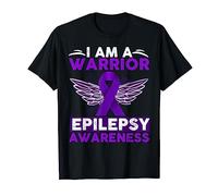 I Am A Warrior Epilepsy Epilepsia Disorder Epileptic Seizure T-Shirt