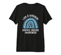 I Am A Warrior Graves’ Disease Awareness Premium T-Shirt