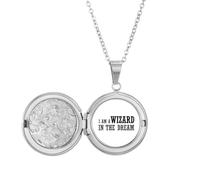 I Am A Wizard In The Dream Locket Necklace Hold Picture Jewelry Birthday Gift